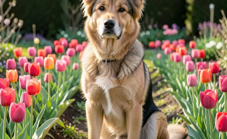 Holandský tulipánový pes charakteristika a péče - ilustrační foto